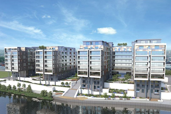 Waterside development