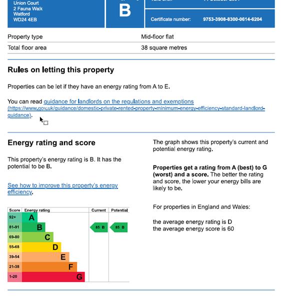 Energy Rating