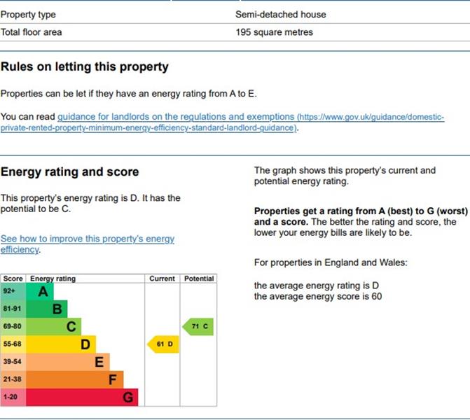 Energy Rating
