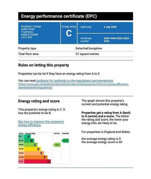 Energy Rating