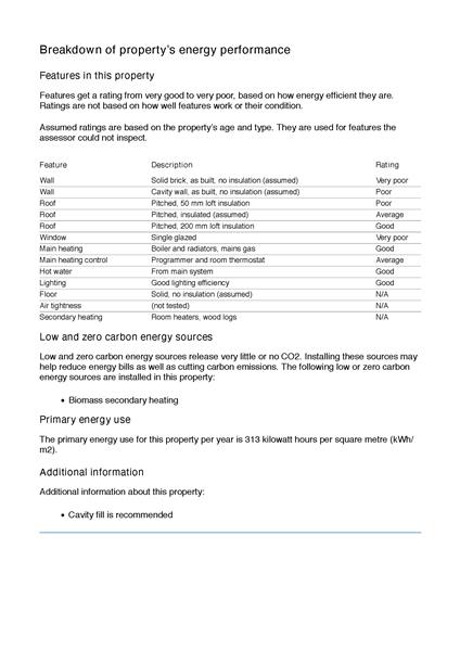 Energy Rating